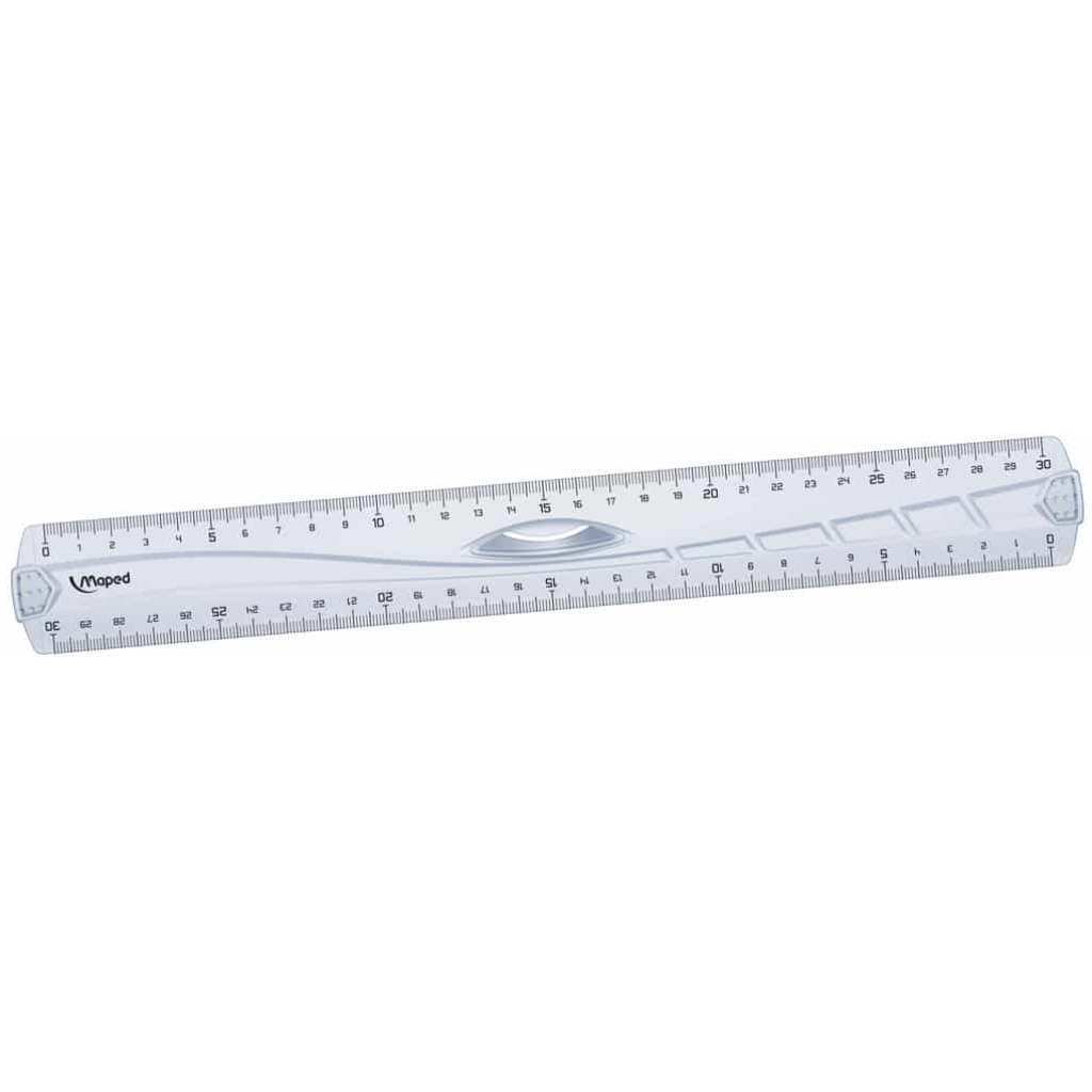 Maped 30 cm Geometric Grip Ruler Hadafy