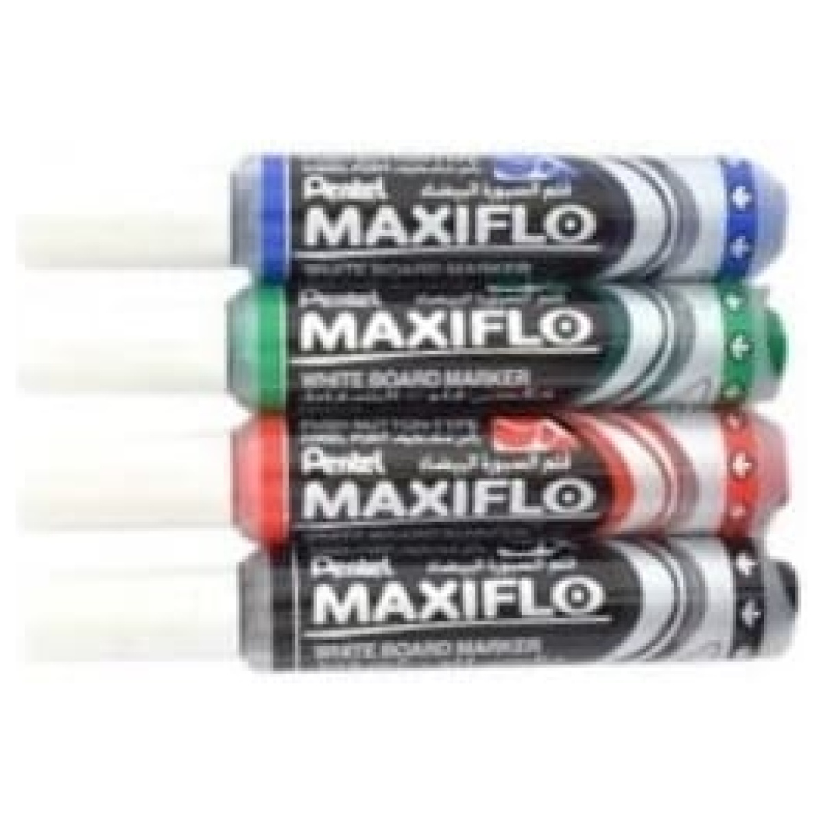 Pentel Maxiflo Chisel Whiteboard Markers (Set of 4) Hadafy