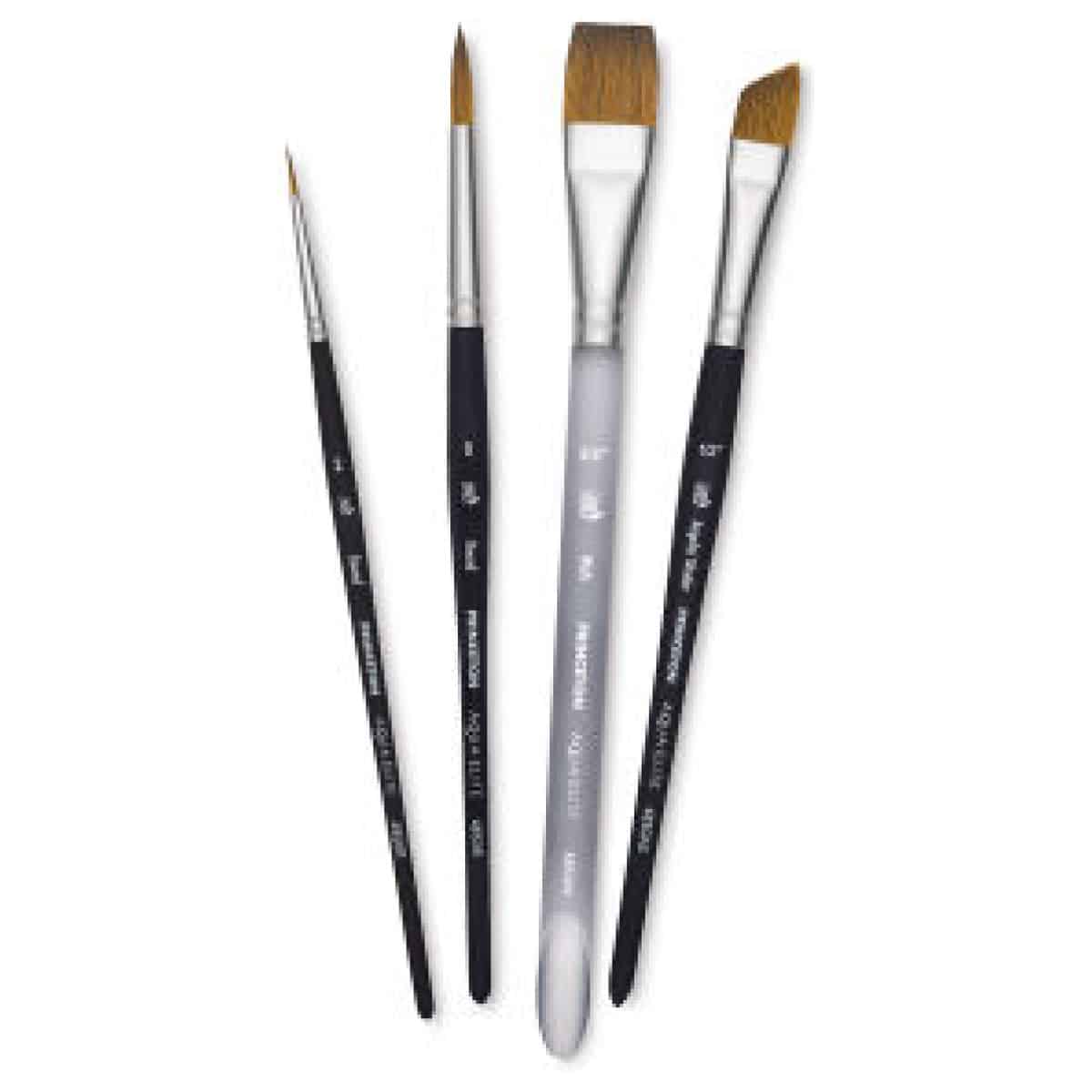 Princeton Aqua Elite Watercolor Professional Brushes (Set of 4) Hadafy