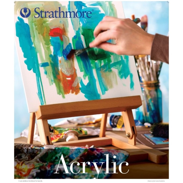 Strathmore A3 400 GSM 400 Series Acrylic Sketchbook (10 Sheets) Hadafy