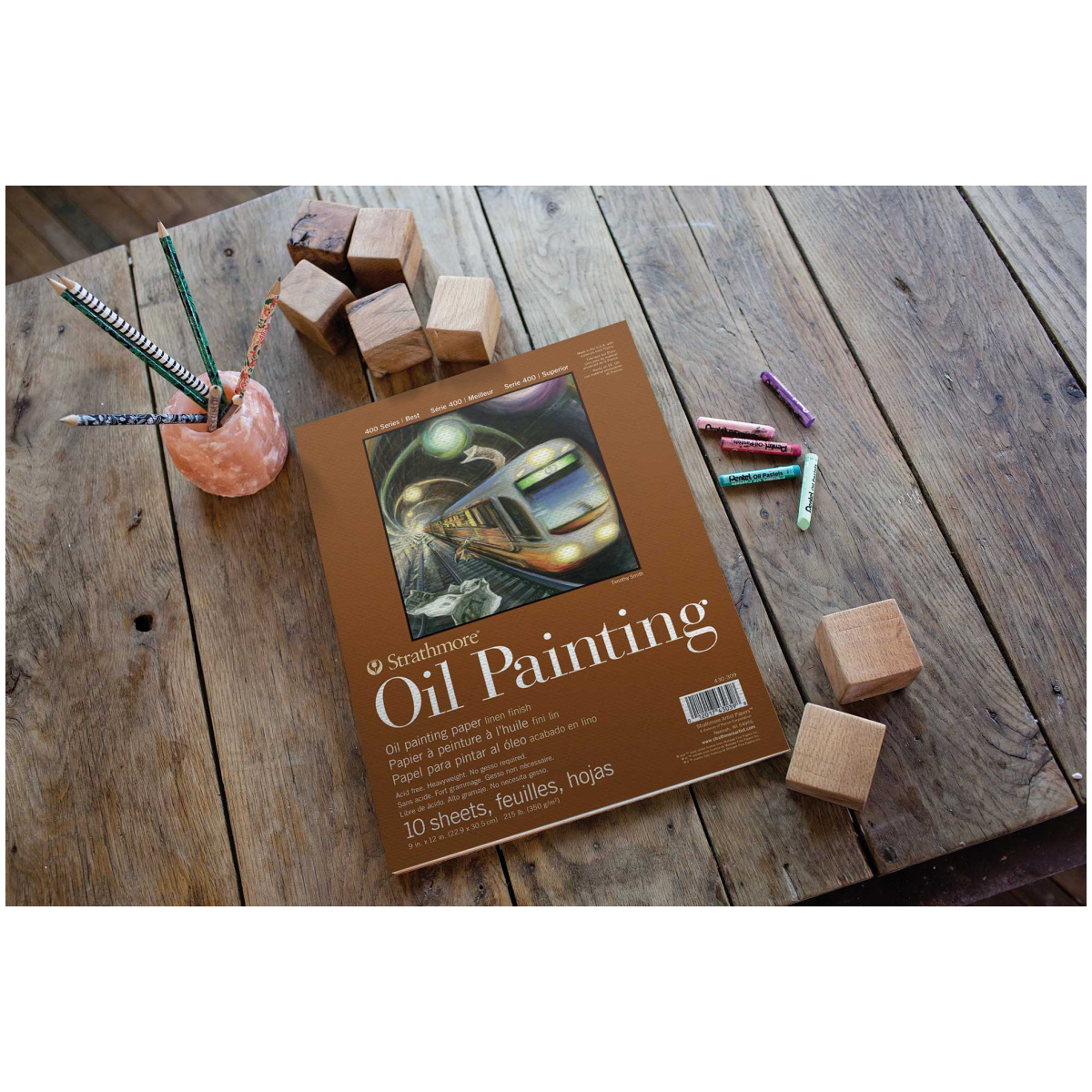 Strathmore 30cm x 30cm 350 GSM 400 Series Oil Painting Pad (10 Sheets