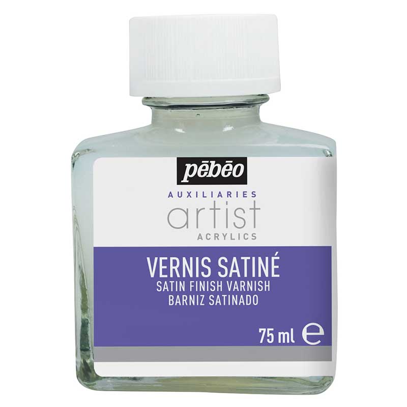 Pebeo 75ml Artist Acrylic Satin Varnish Hadafy
