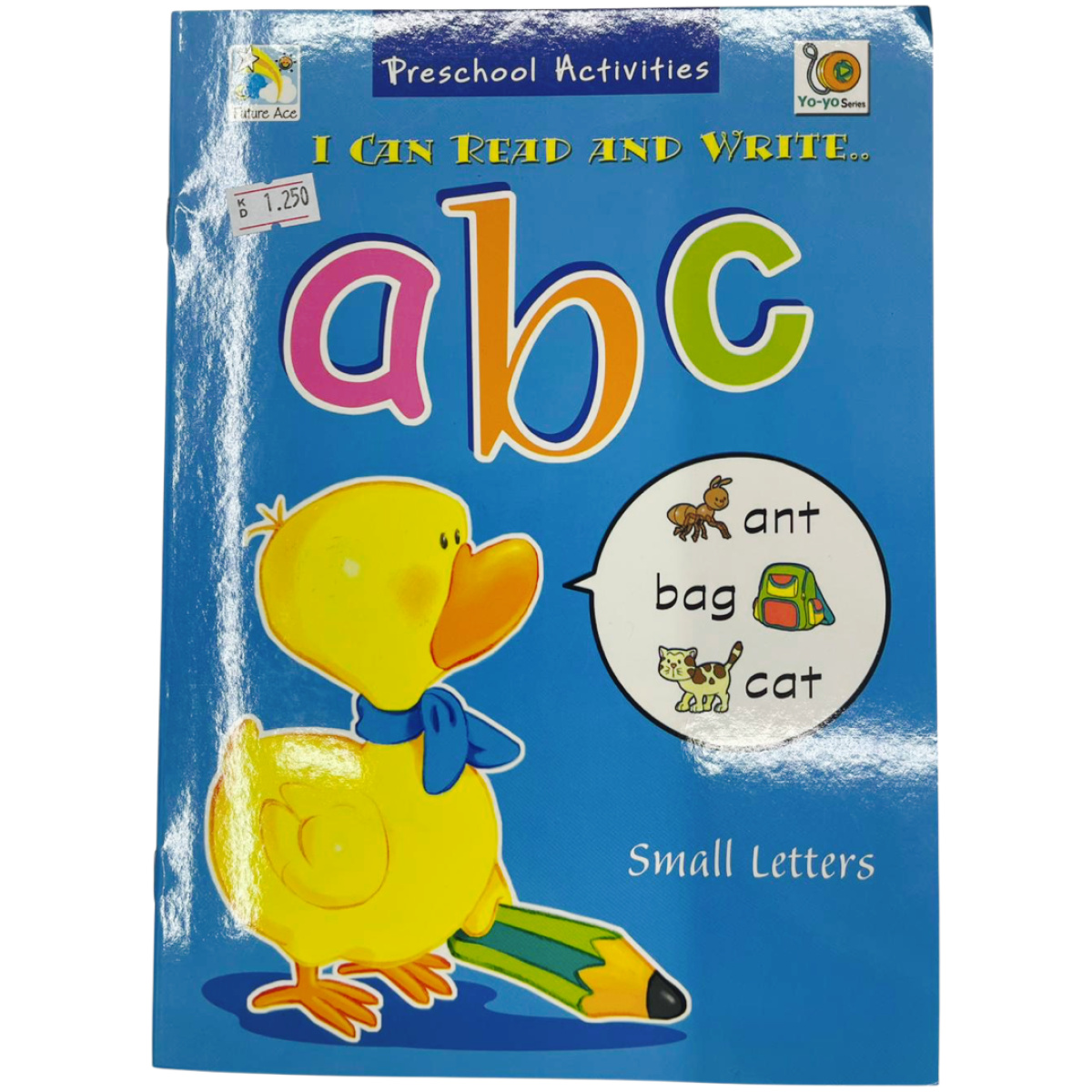 ABC Small Letters Read & Write Workbook - Hadafy